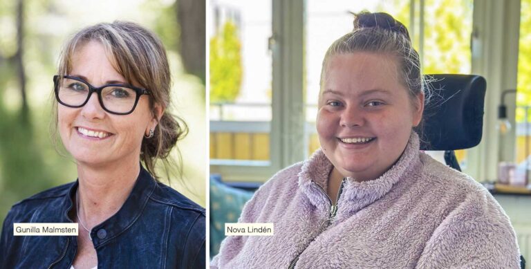 Gunilla Malmsten och Nova Lindén.