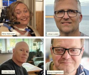 Nina Muhonen, Johan Lidén, Göran Fagerblom och Krister Maltby.