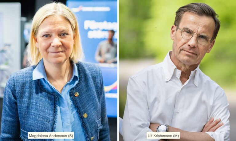Magdalena Andersson och Ulf Kristersson.