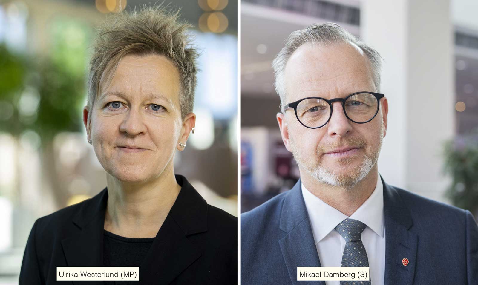 Ulrika Westerlund och Mikael Damberg.