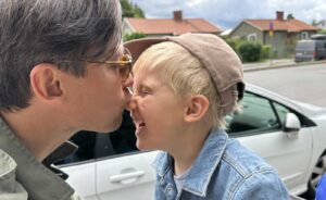 Mattias Storm byggde en egen app för sin sons behov. På kort tid har den fått tusentals användare. Foto: Privat.