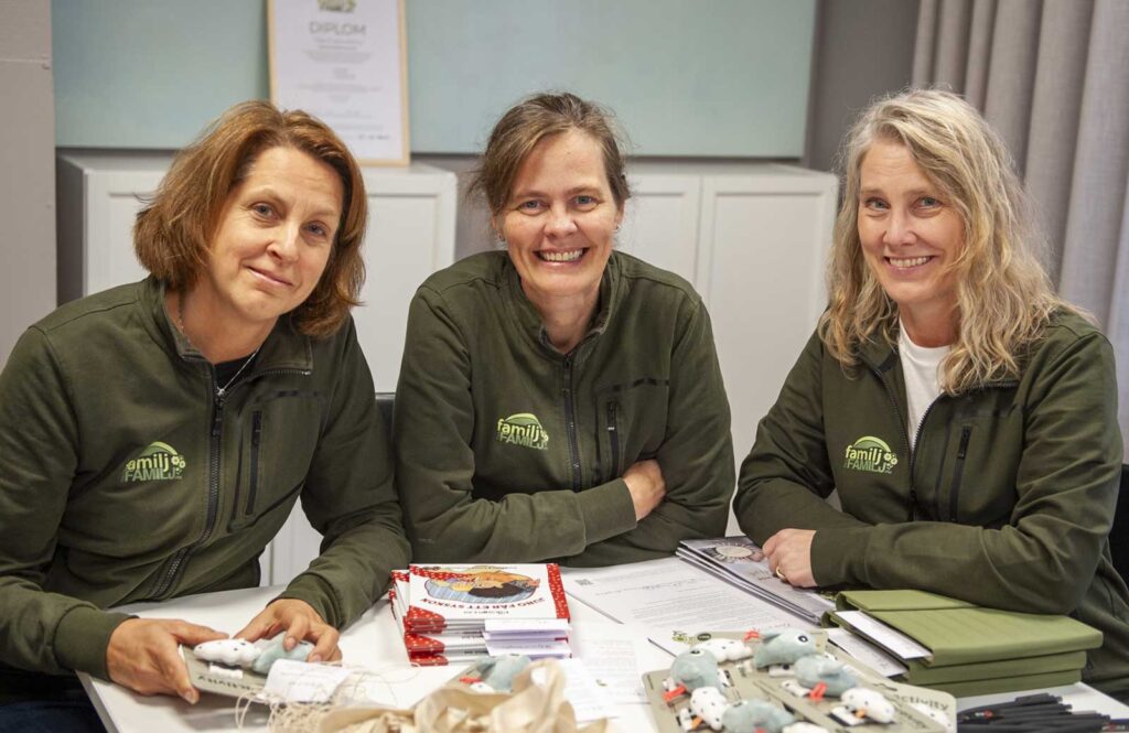Lotta Frecon, Anna Pella och Anna-Karin Andersson.