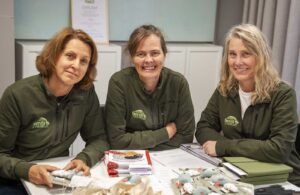 Lotta Frecon, Anna Pella och Anna-Karin Andersson.